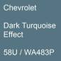 Preview: Chevrolet, Dark Turquoise Effect, 58U / WA483P.